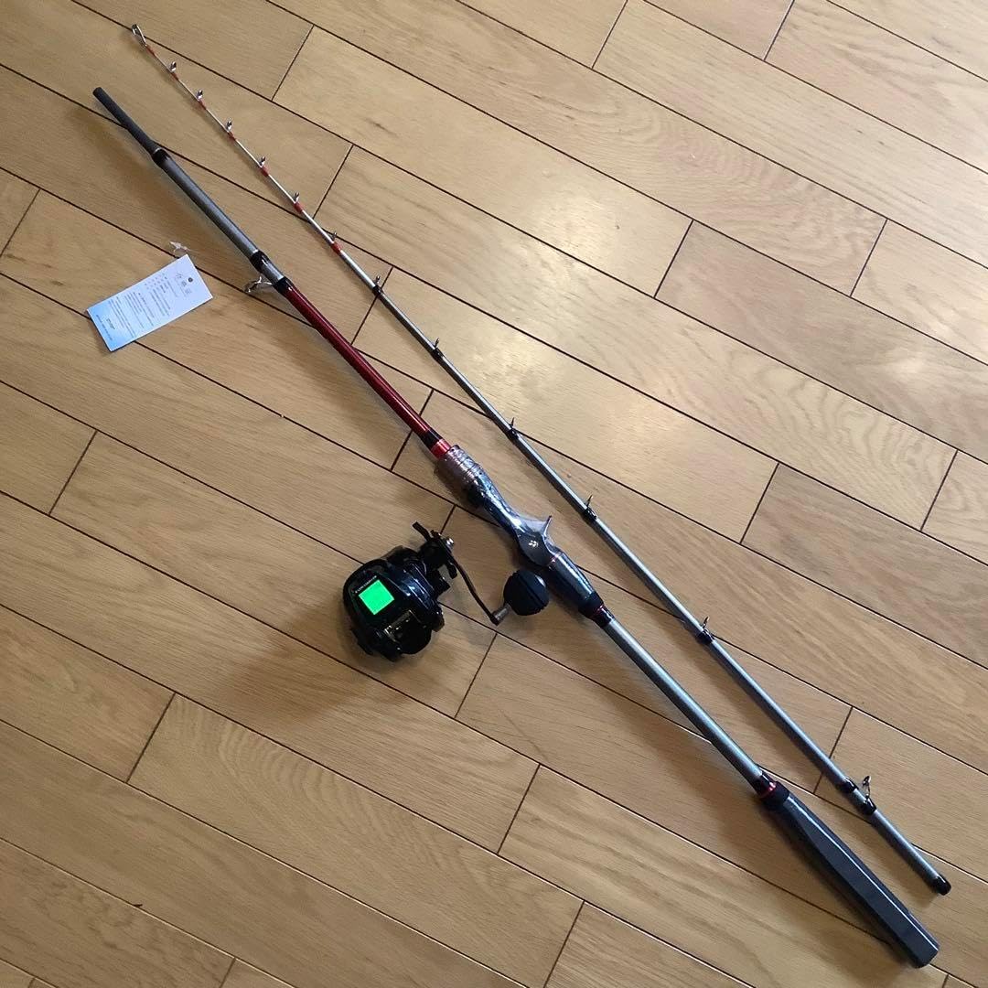 タコ　大物1.75m MAX300g2ピースロッド&カウンター付ベイトリール タコ 大物1.75m MAX300g2ピースロッド&カウンター付ベイトリール タコ